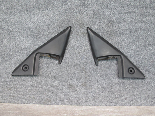 90-96 Nissan Z32 300ZX Set of 2 Door Mirror Corner Trim Cover Panel OEM