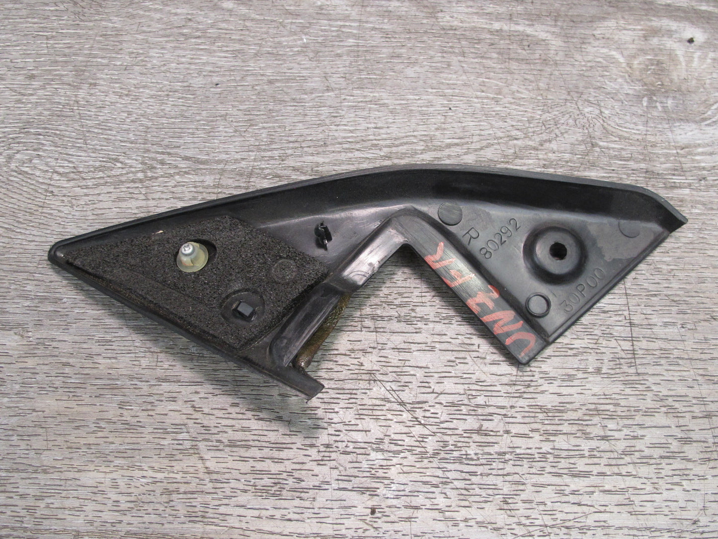 90-96 Nissan Z32 300ZX Set of 2 Door Mirror Corner Trim Cover Panel OEM
