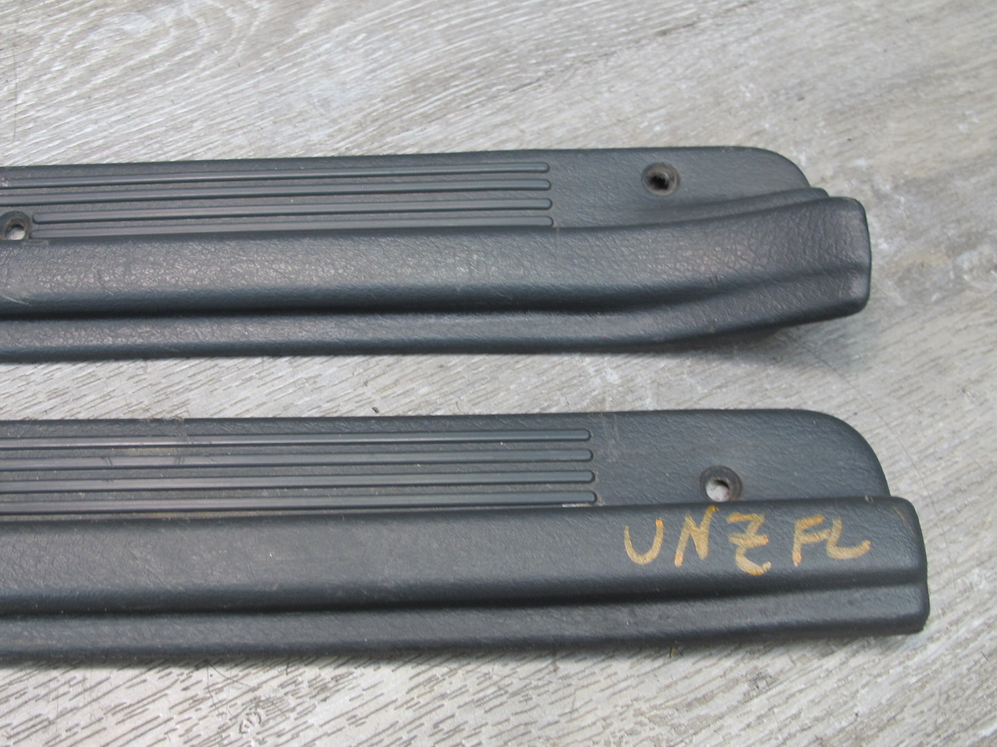 90-96 Nissan Z32 300ZX 2+0 Set of 2 Door Step Scuff Sill Plate Trim OEM