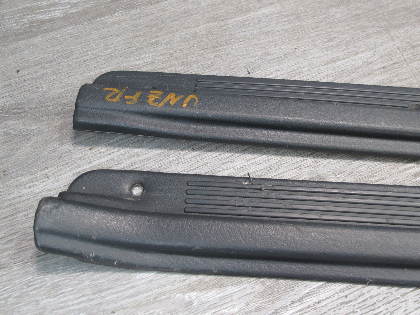 90-96 Nissan Z32 300ZX 2+0 Set of 2 Door Step Scuff Sill Plate Trim OEM