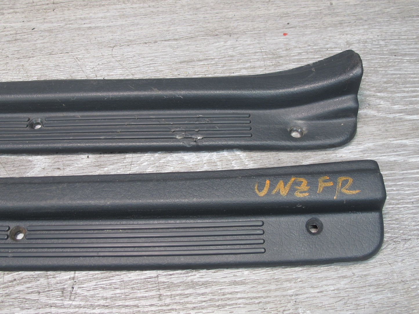90-96 Nissan Z32 300ZX 2+0 Set of 2 Door Step Scuff Sill Plate Trim OEM