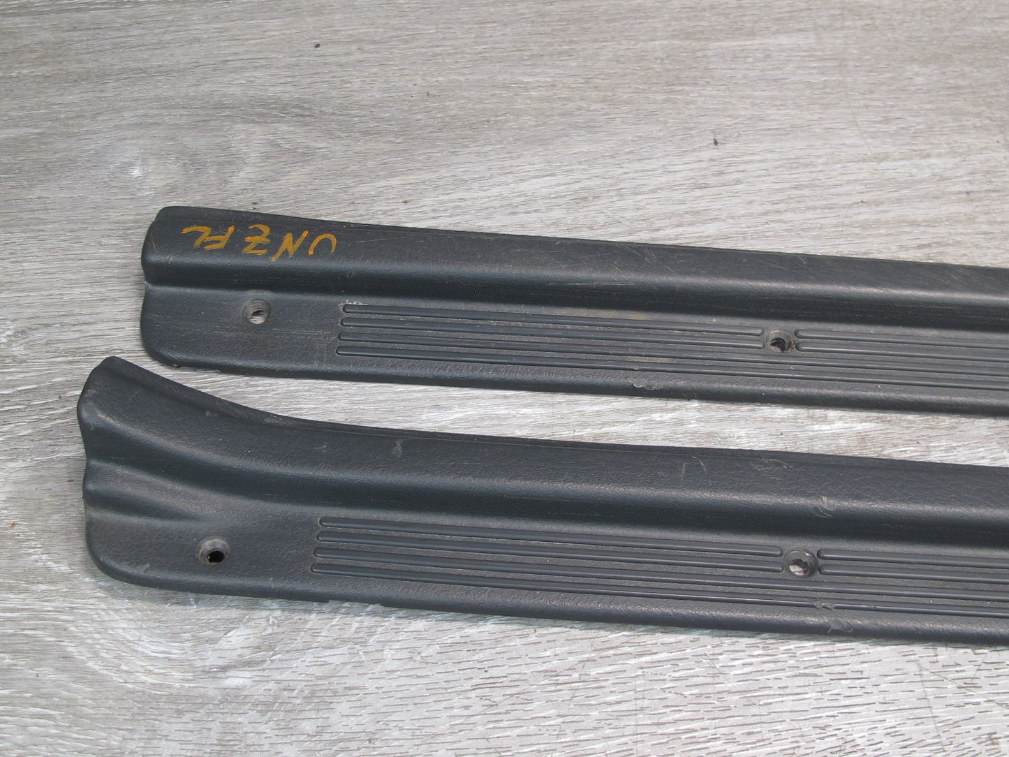 90-96 Nissan Z32 300ZX 2+0 Set of 2 Door Step Scuff Sill Plate Trim OEM