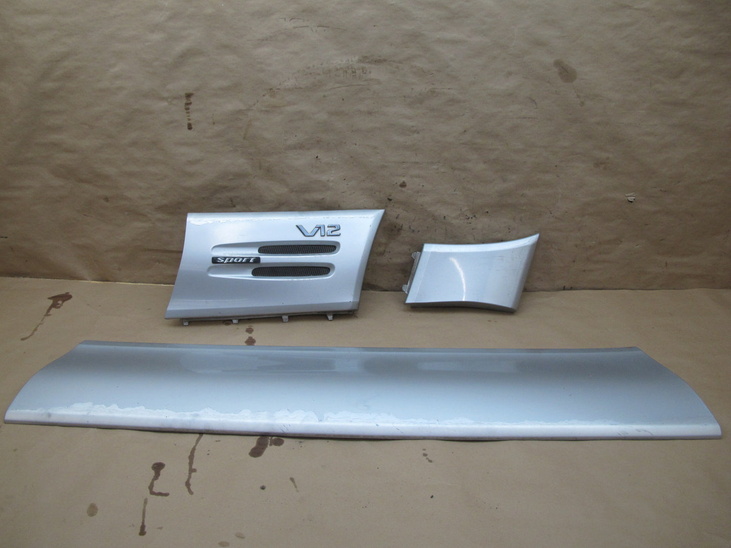 96-02 Mercedes R129 SL600 Right Fender Door Quarter Trim Molding Cover Set OEM