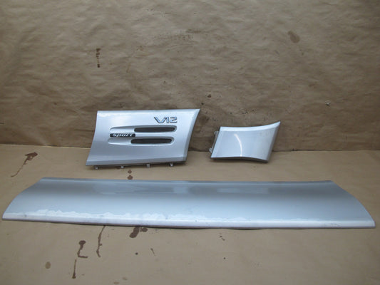 96-02 Mercedes R129 SL600 Right Fender Door Quarter Trim Molding Cover Set OEM