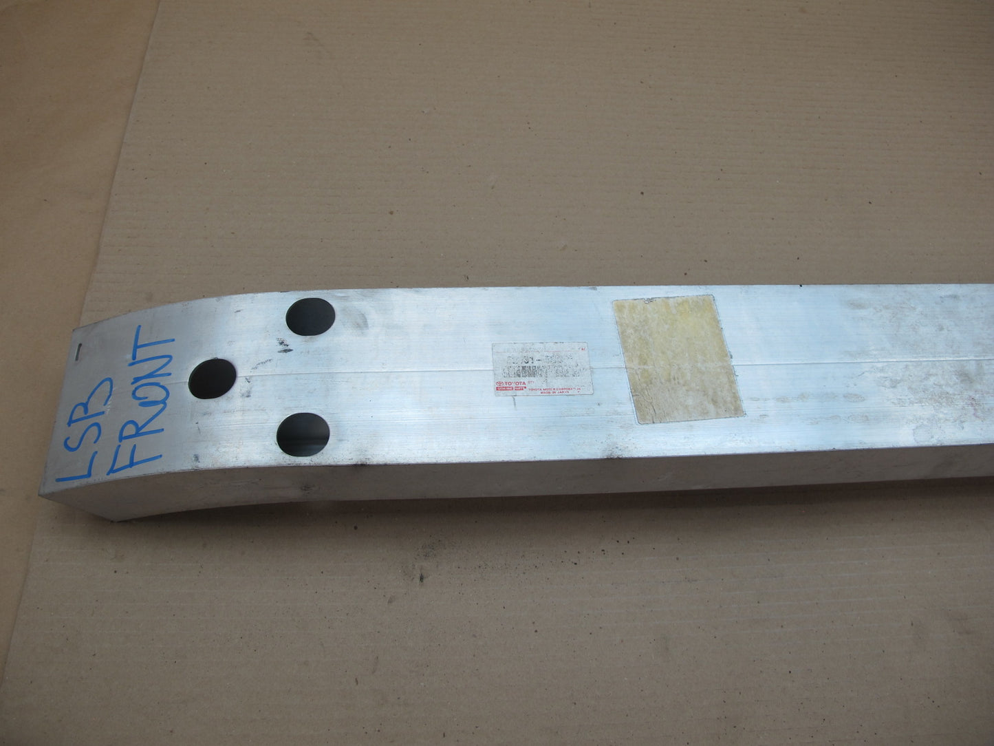 01-06 Lexus UCF30L LS430 Front Bumper Impact Reinforcement Bar OEM