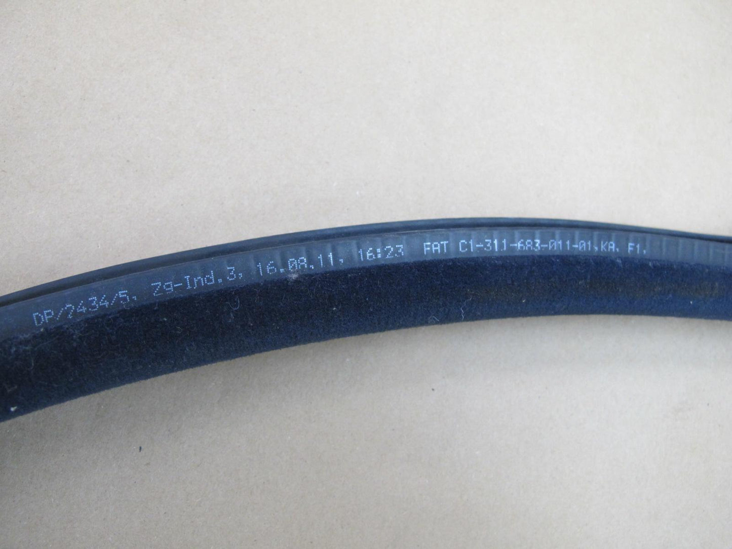 11-12 Fisker Karma Set of 5 Door & Trunk Weatherstrip Rubber Seal OEM