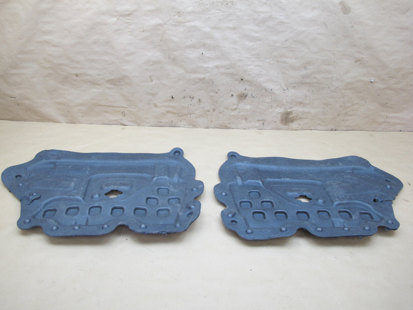 11-12 Fisker Karma Set of 2 Front Left & Right Door Sound Insulation Panel OEM