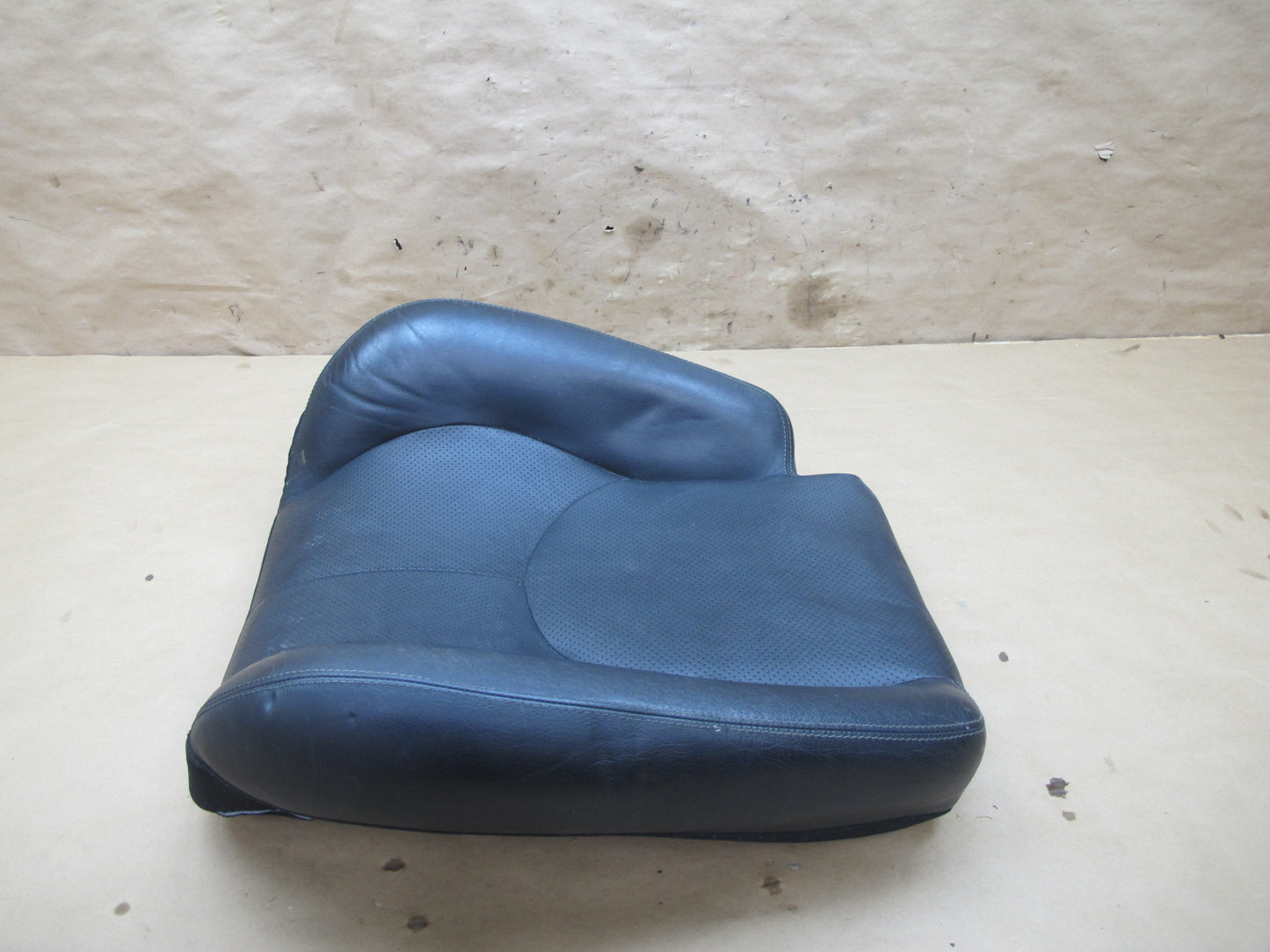 96-02 Mercedes R129 Front Right Seat Upper Backrest Leather Cushion OEM