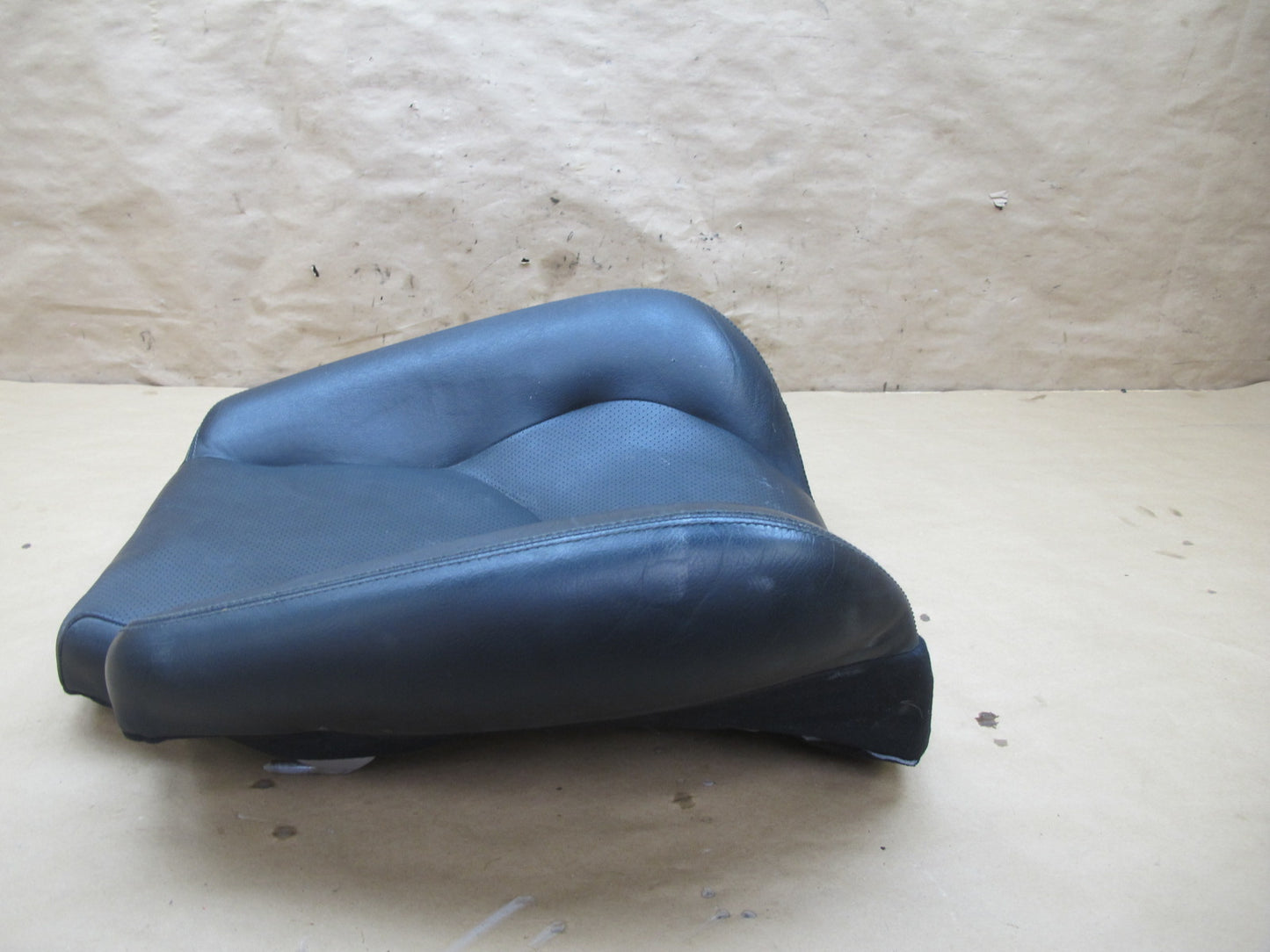 96-02 Mercedes R129 Front Right Seat Upper Backrest Leather Cushion OEM