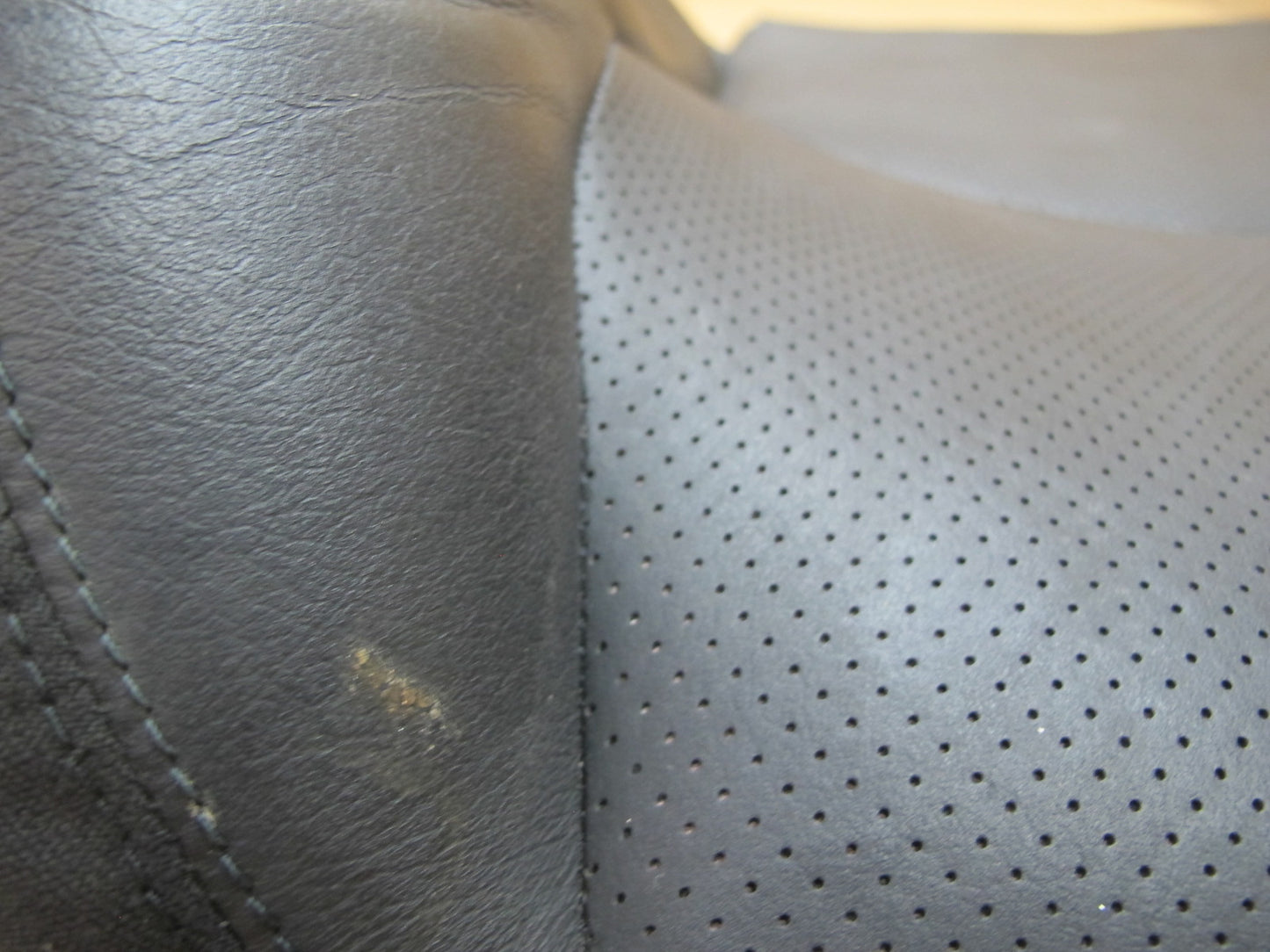 96-02 Mercedes R129 Front Right Seat Upper Backrest Leather Cushion OEM