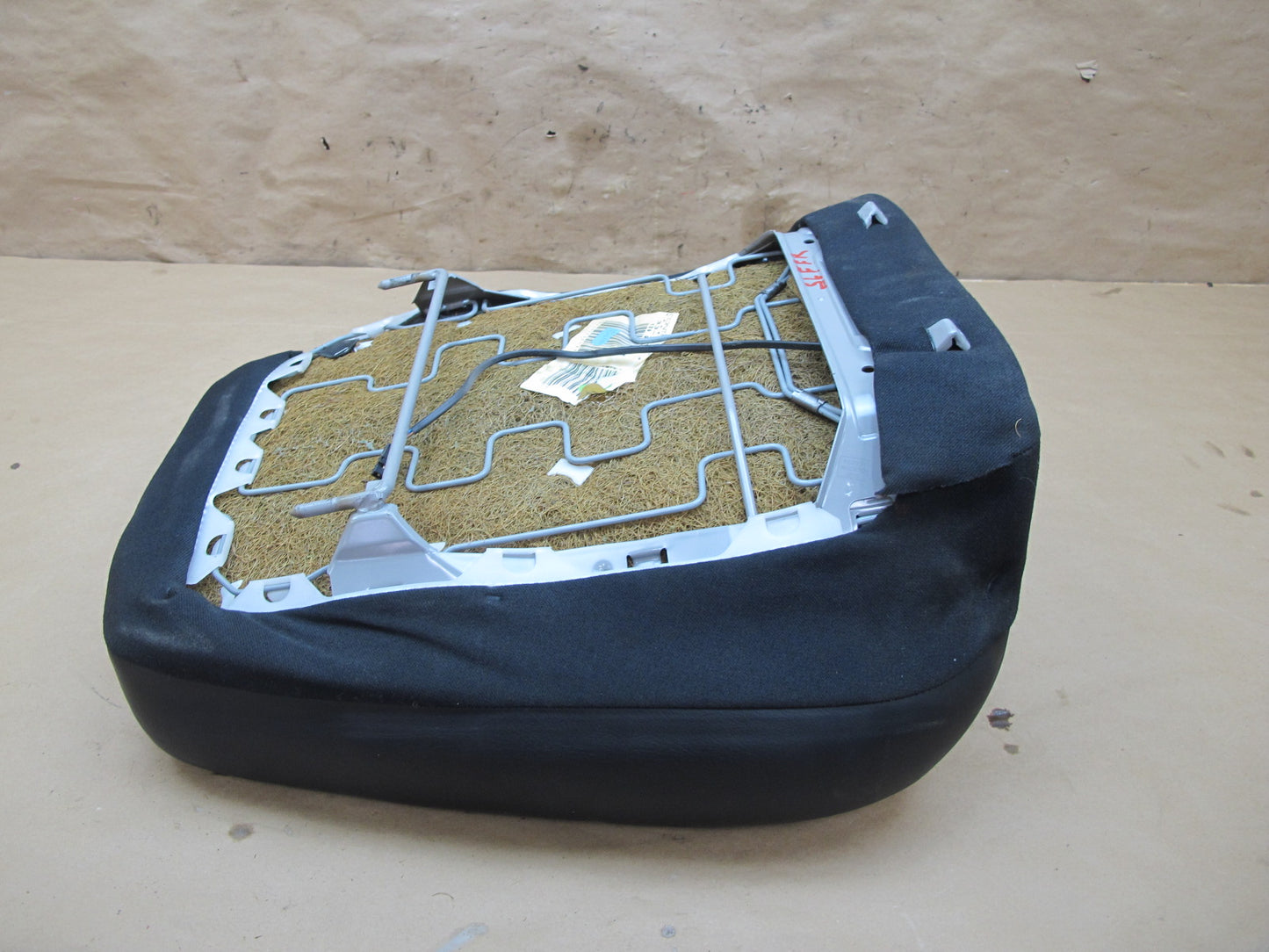 96-02 Mercedes R129 Front Right Seat Upper Backrest Leather Cushion OEM