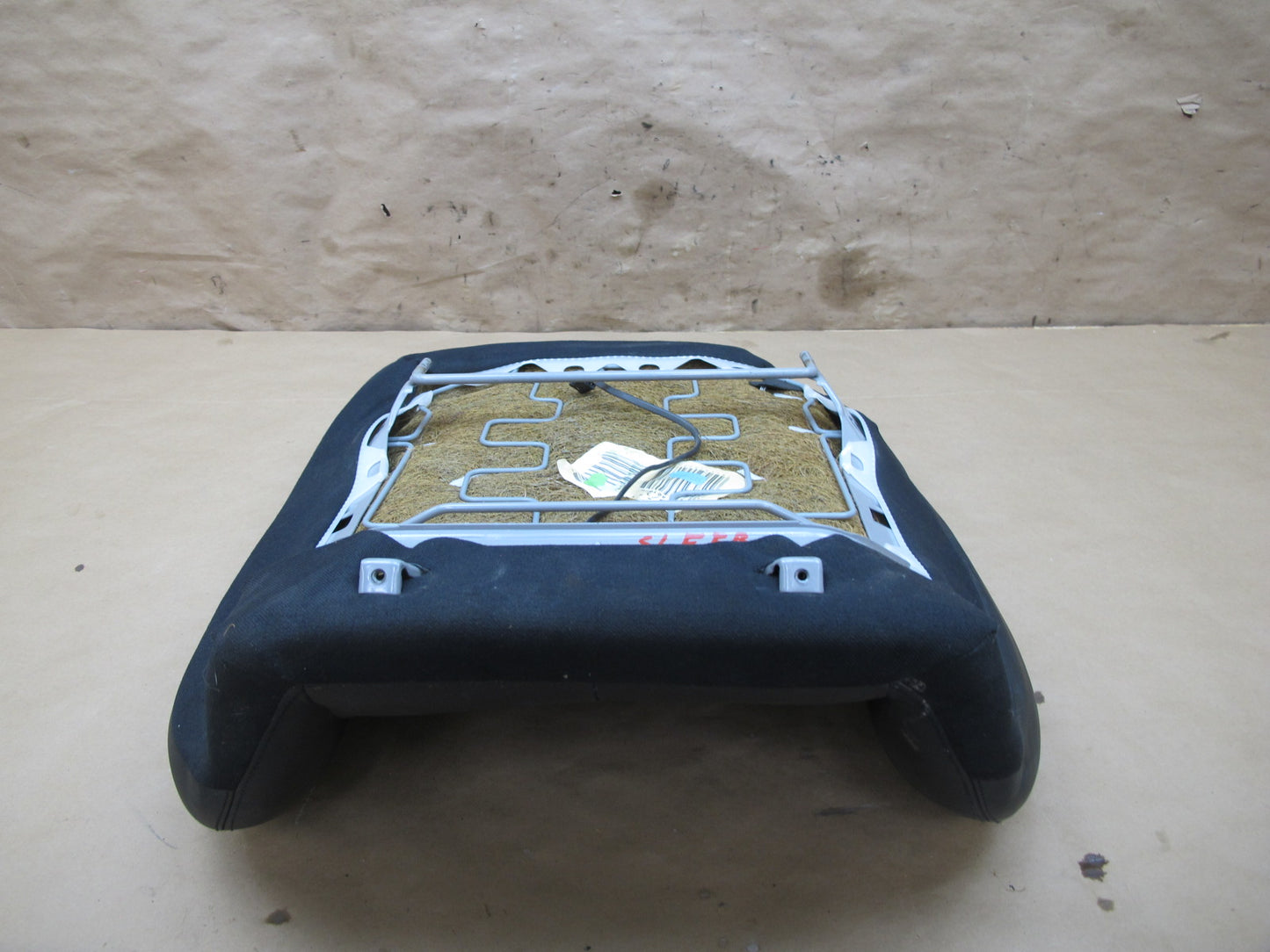 96-02 Mercedes R129 Front Right Seat Upper Backrest Leather Cushion OEM