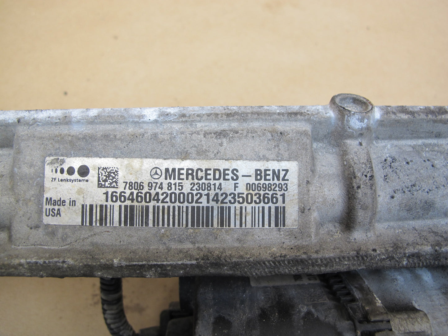 12-18 Mercedes W166 GLE350 ML350 4MATIC Power Steering Gear Rack & Pinion OEM