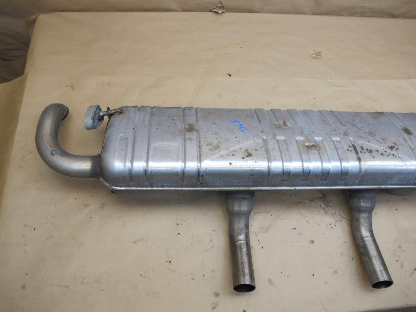 12-15 Mercedes W166 GLE350 ML350 4MATIC Rear Exhaust Muffler 1664900715 OEM