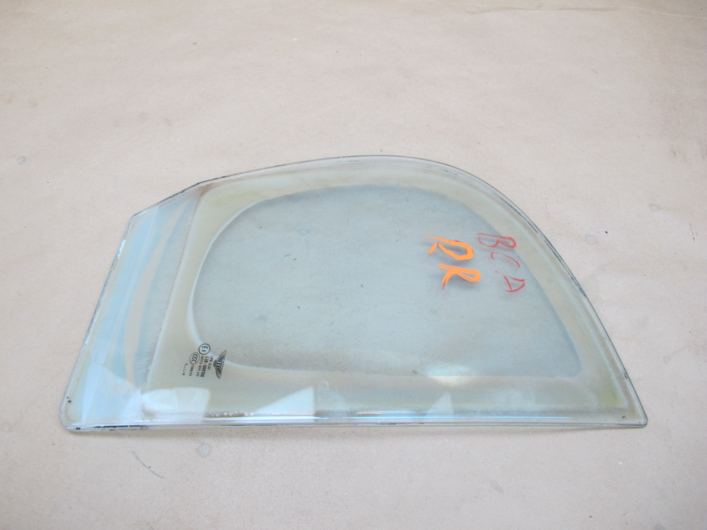 2006-2012 Bentley Continental Flying Spur Rear Right Side Door Vent Glass Window