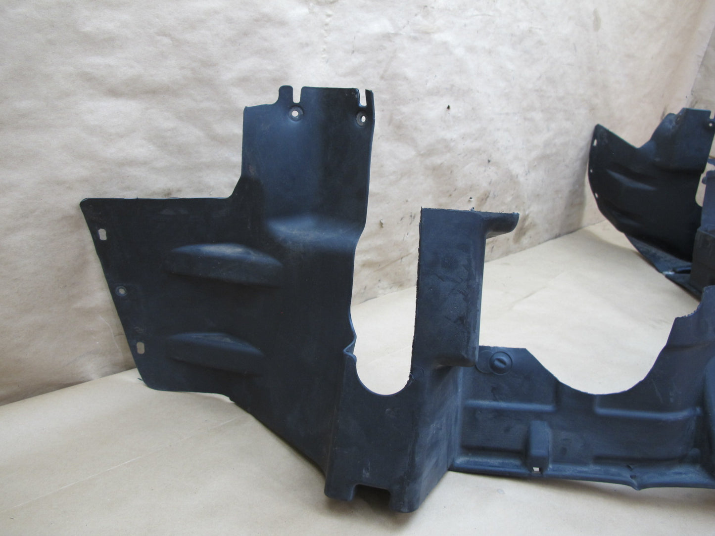 11-12 Fisker Karma Rear Bumper Shield Guard Lower Valance Support Panel OEM