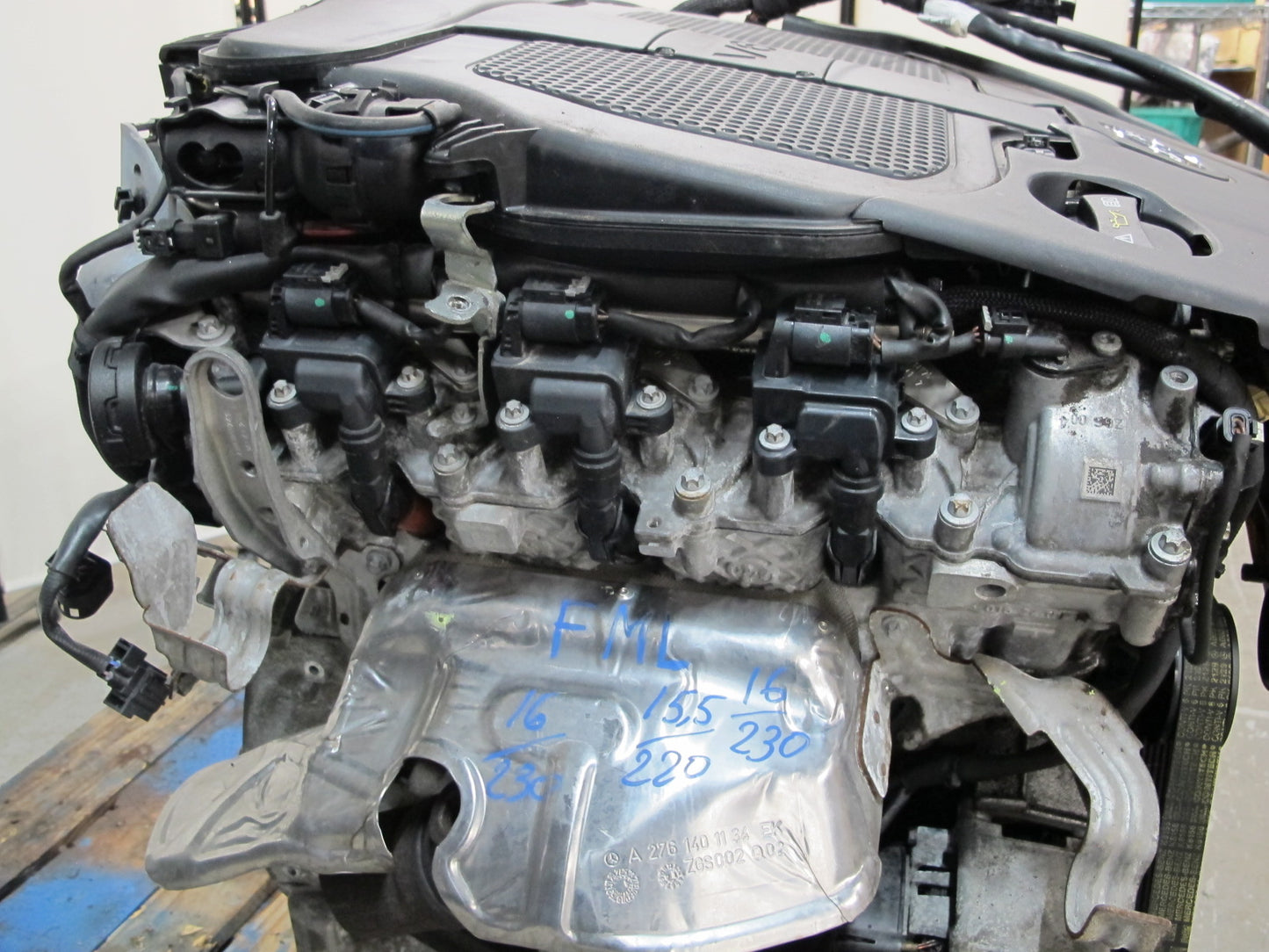 12-18 Mercedes W166 GLE ML350 M276 DE35 V6 3.5L AWD Complete Engine Motor 126K