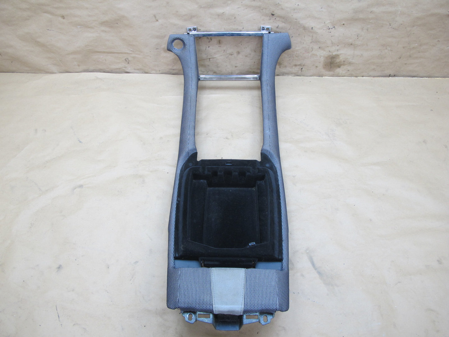 11-12 Fisker Karma Front Center Console Armrest Storage Trim Cover Panel OEM