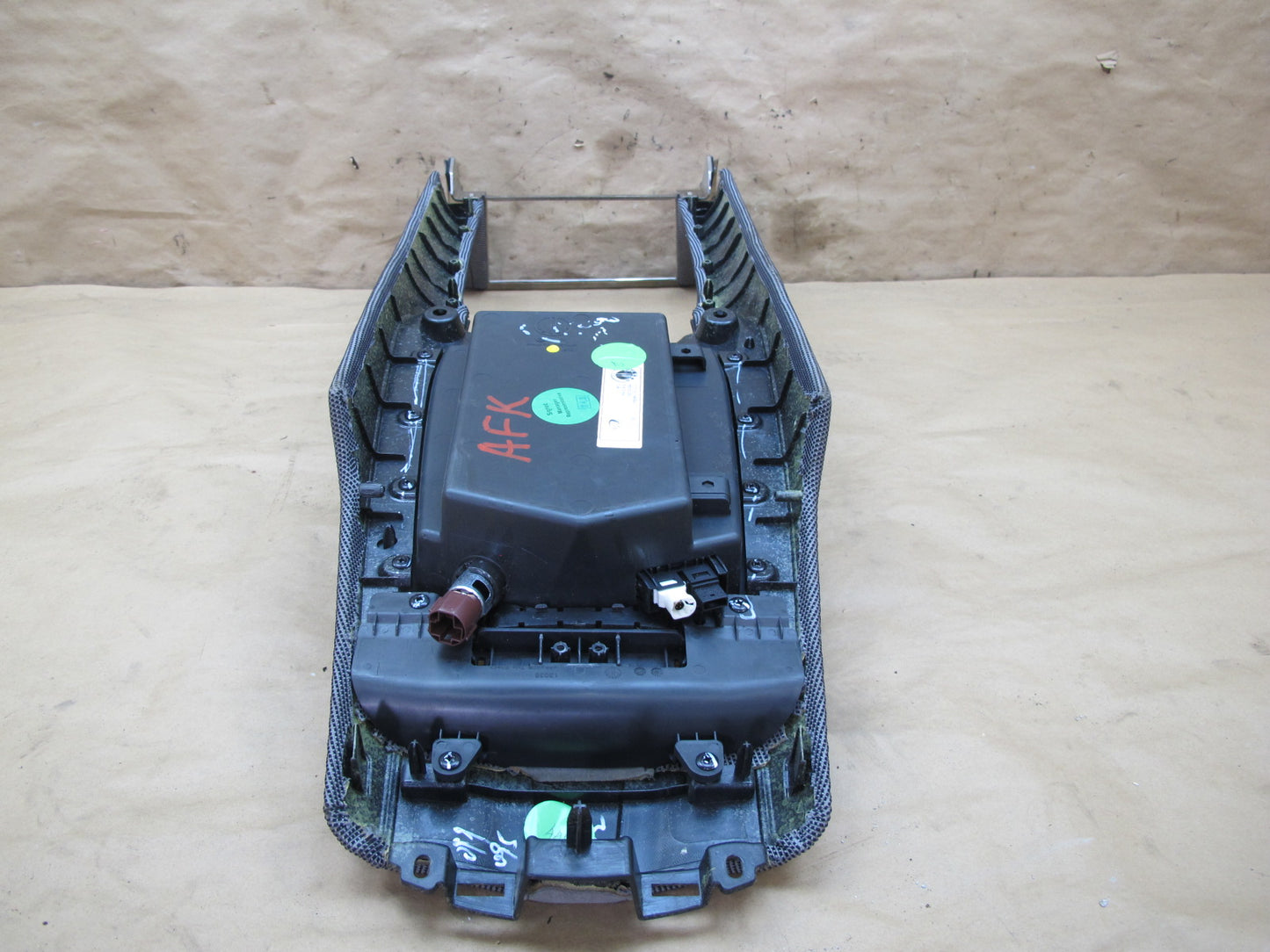 11-12 Fisker Karma Front Center Console Armrest Storage Trim Cover Panel OEM