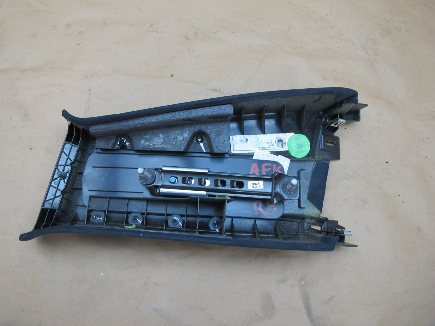 11-12 Fisker Karma Set of 2 Left & Right Upper B Pillar Trim Cover Panel OEM