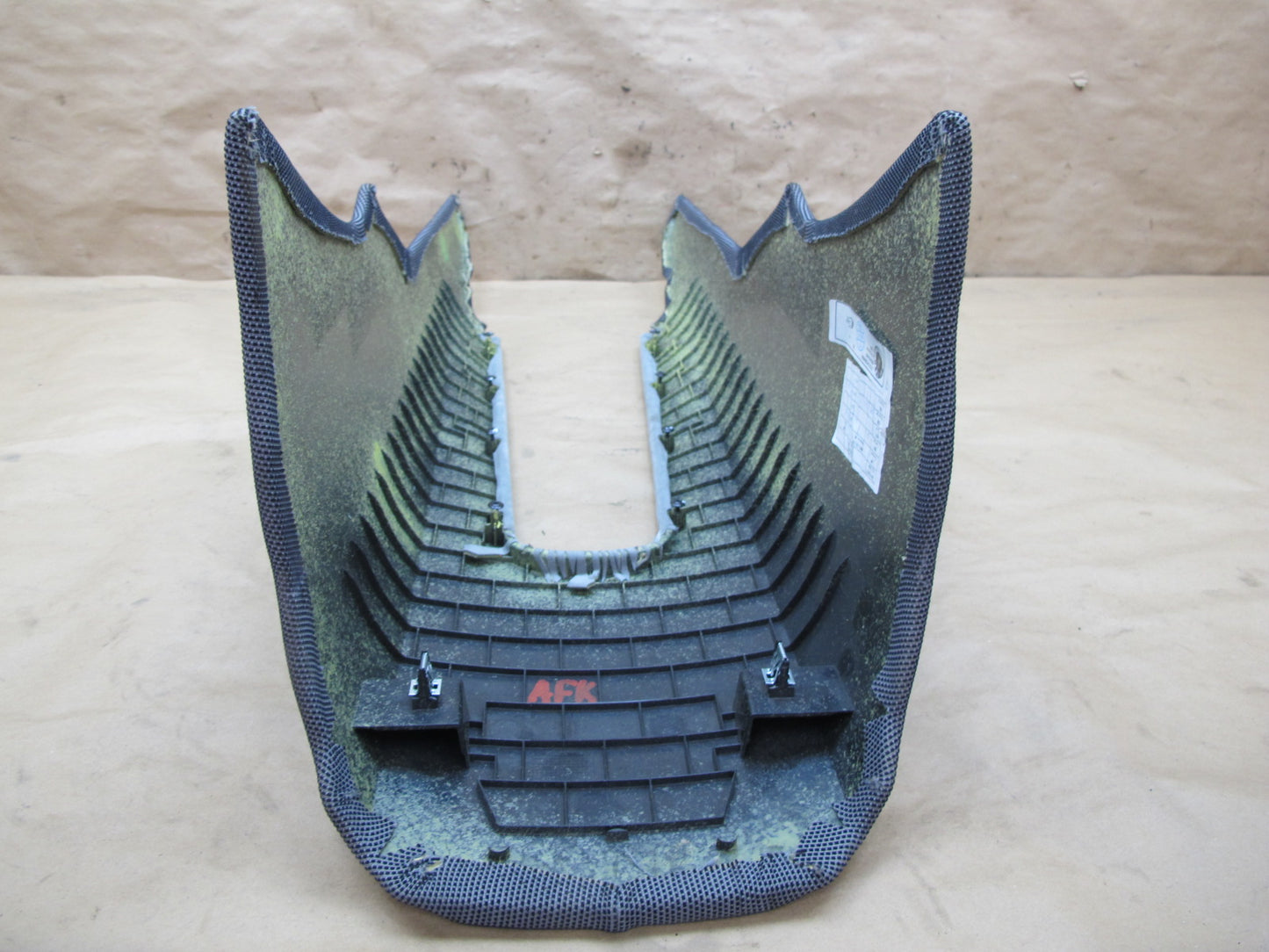 11-12 Fisker Karma Rear Center Console Armrest Trim Cover Panel OEM