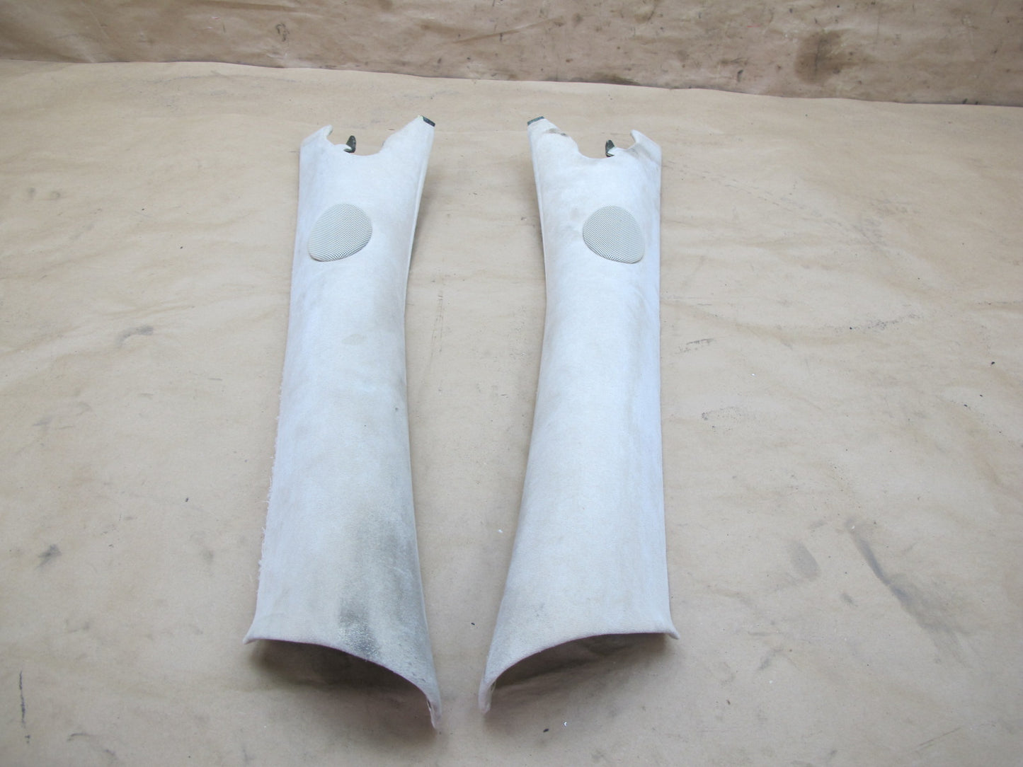 11-12 Fisker Karma Front Left & Right Interior A Pillar Trim Cover Panel OEM