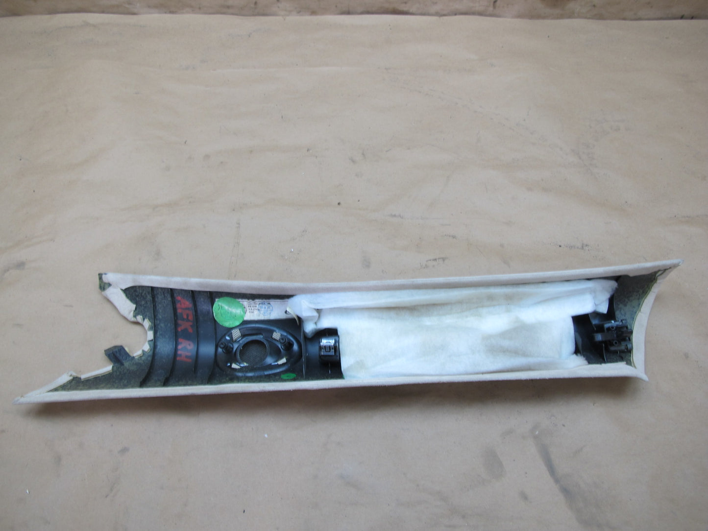 11-12 Fisker Karma Front Left & Right Interior A Pillar Trim Cover Panel OEM