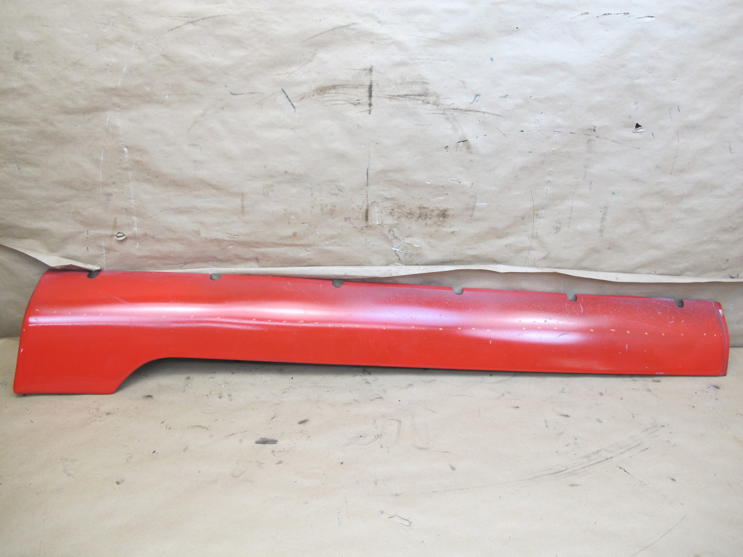 1987-1995 Porsche 928 S4 Rocker Molding Panel Skirt Right & Left Side Set RED