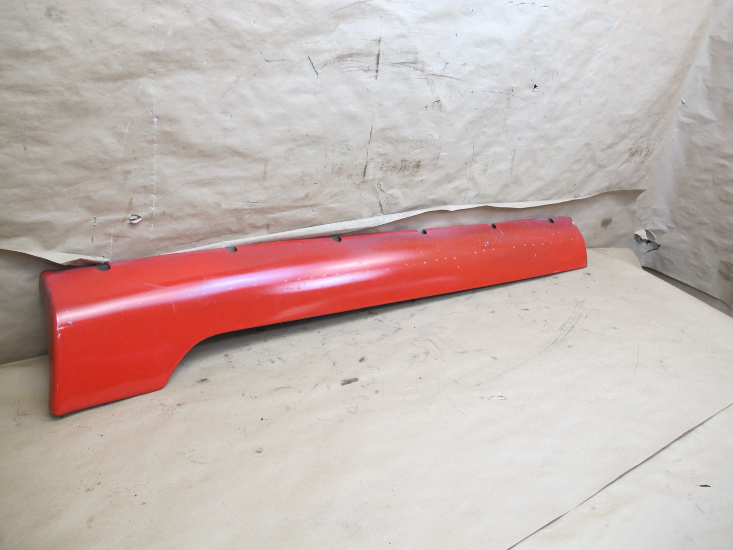 1987-1995 Porsche 928 S4 Rocker Molding Panel Skirt Right & Left Side Set RED