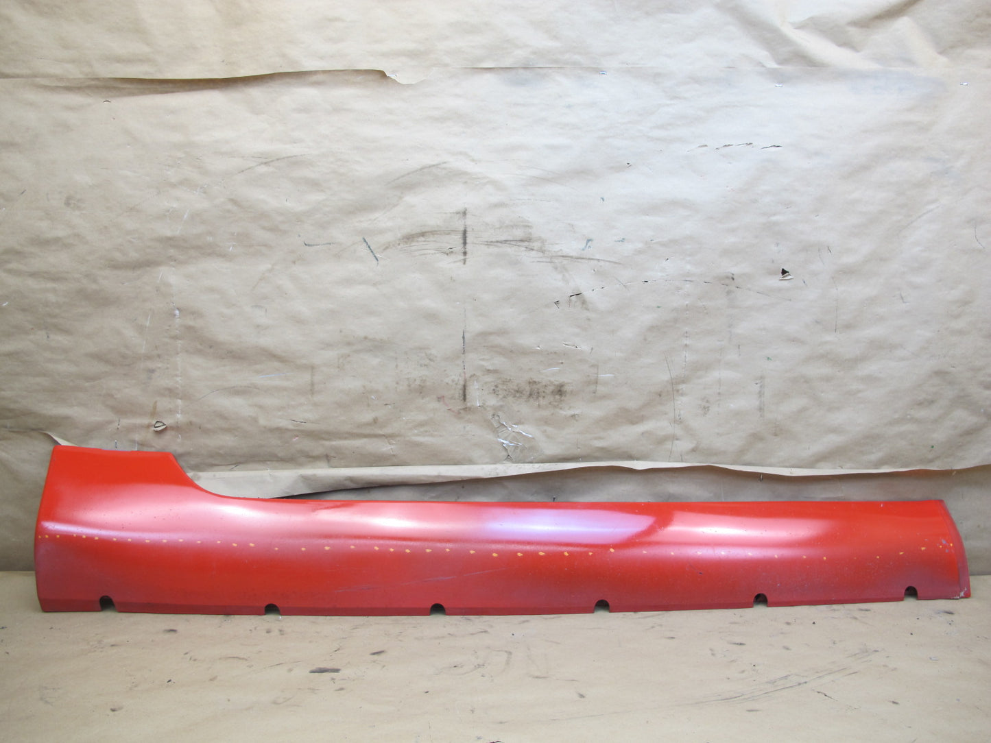 1987-1995 Porsche 928 S4 Rocker Molding Panel Skirt Right & Left Side Set RED