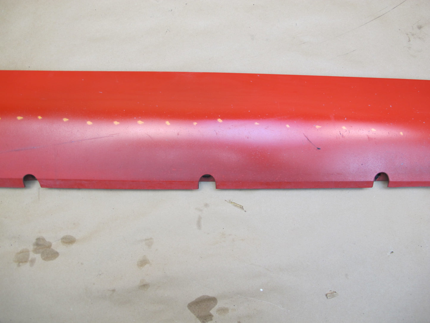 1987-1995 Porsche 928 S4 Rocker Molding Panel Skirt Right & Left Side Set RED