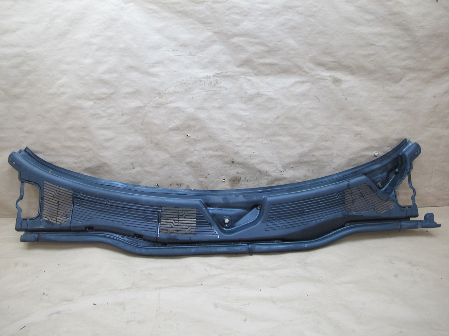 11-12 Fisker Karma Front Windshield Wiper Cowl Air Vent Cover Panel Set OEM