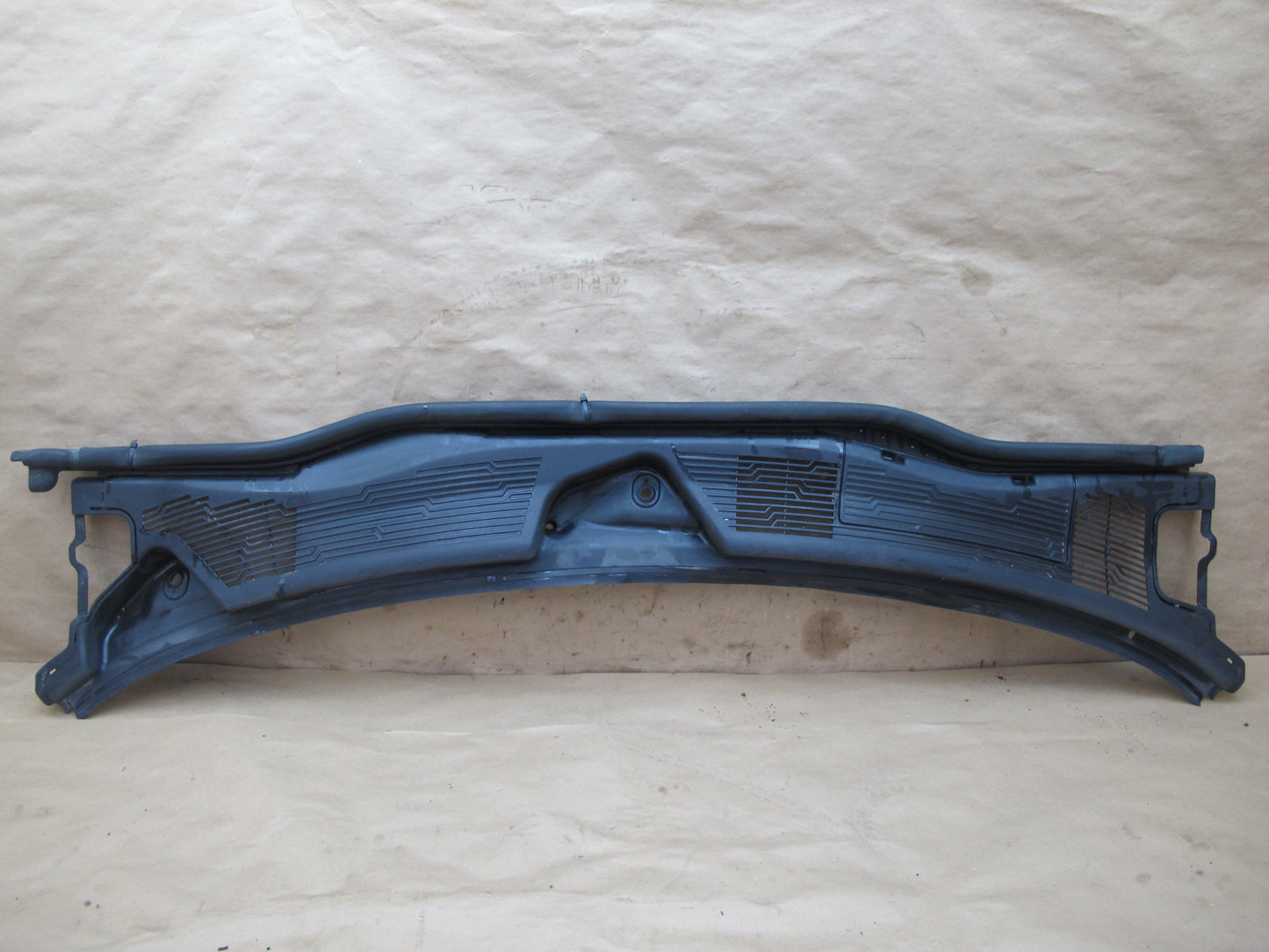 11-12 Fisker Karma Front Windshield Wiper Cowl Air Vent Cover Panel Set OEM