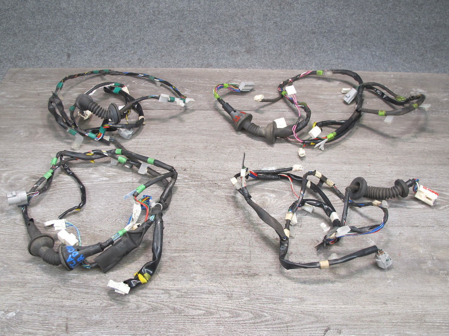94-96 Toyota Cresta MARK2 JZX90 Set of 4 Front & Rear Door Wire Wiring Harness