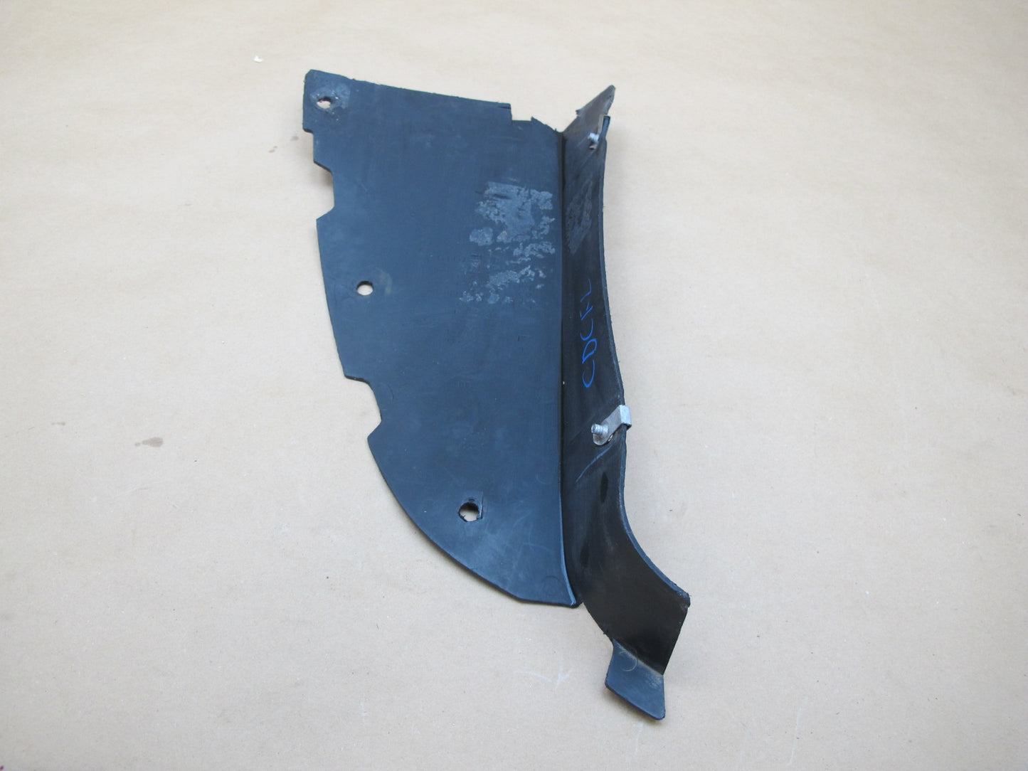 97-04 Chevrolet Corvette C5 Front Left Fender Splash Shield Panel Insert OEM