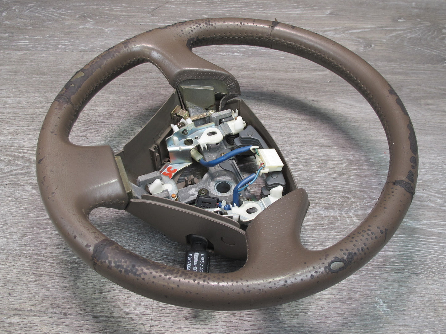 92-00 Lexus JZZ31 SC300 SC400 Leather Steering w Cruise Switch OEM
