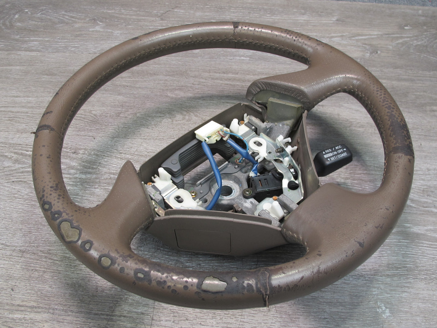 92-00 Lexus JZZ31 SC300 SC400 Leather Steering w Cruise Switch OEM