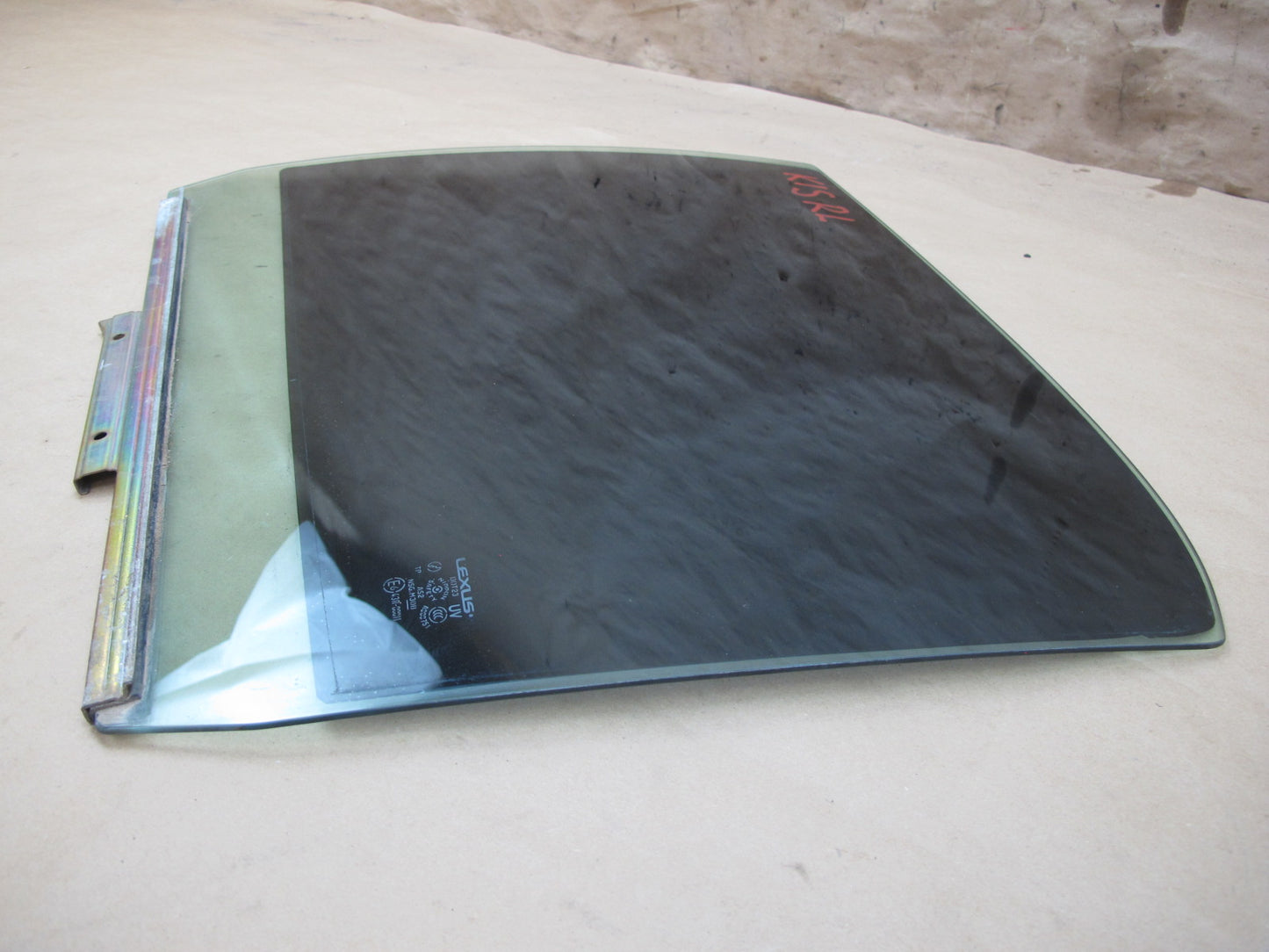 01-05 Lexus JCE10L IS300 Sedan Rear Left Door Glass Window OEM