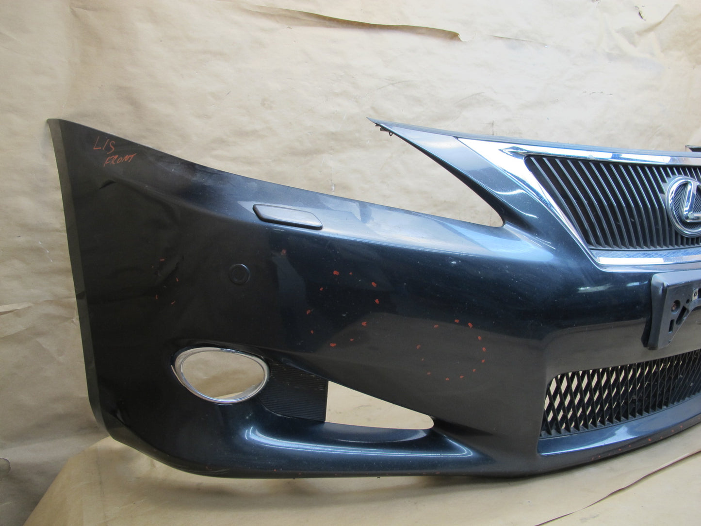 10-11 Lexus IS350 IS250 Convertible Front Bumper Cover OEM