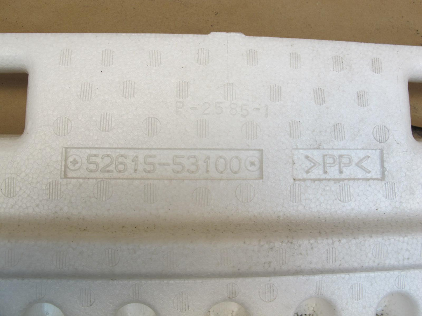 10-13 Lexus IS250 IS350 Convertible Rear Bumper Impact Reinforcement Bar OEM