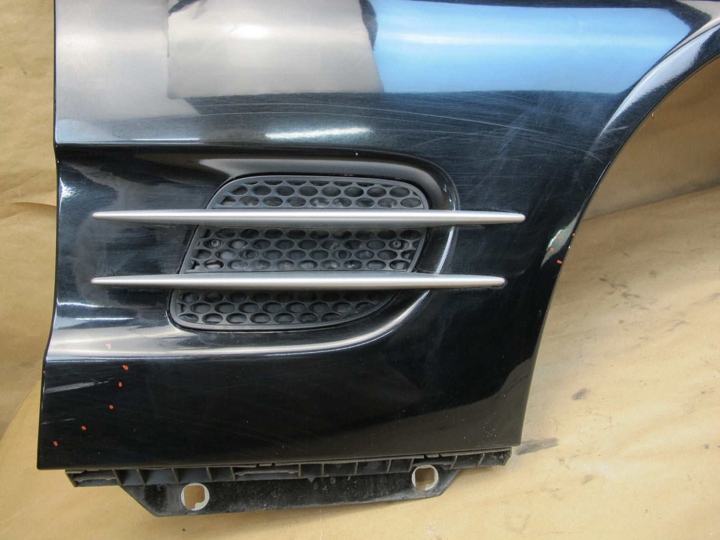 03-08 Mercedes R230 Sl-class Front Right Fender Shell Panel Cover Black OEM