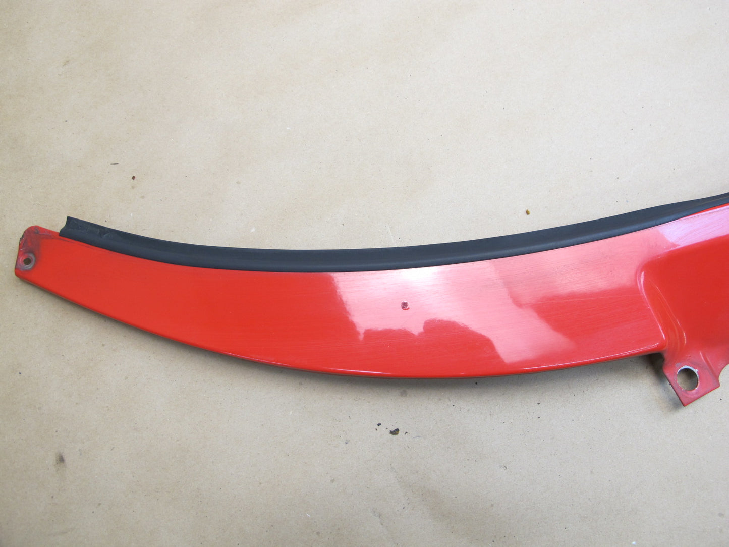 1987-1995 Porsche 928 S4 Front Windshield Lower Cowl Panel Cover RED