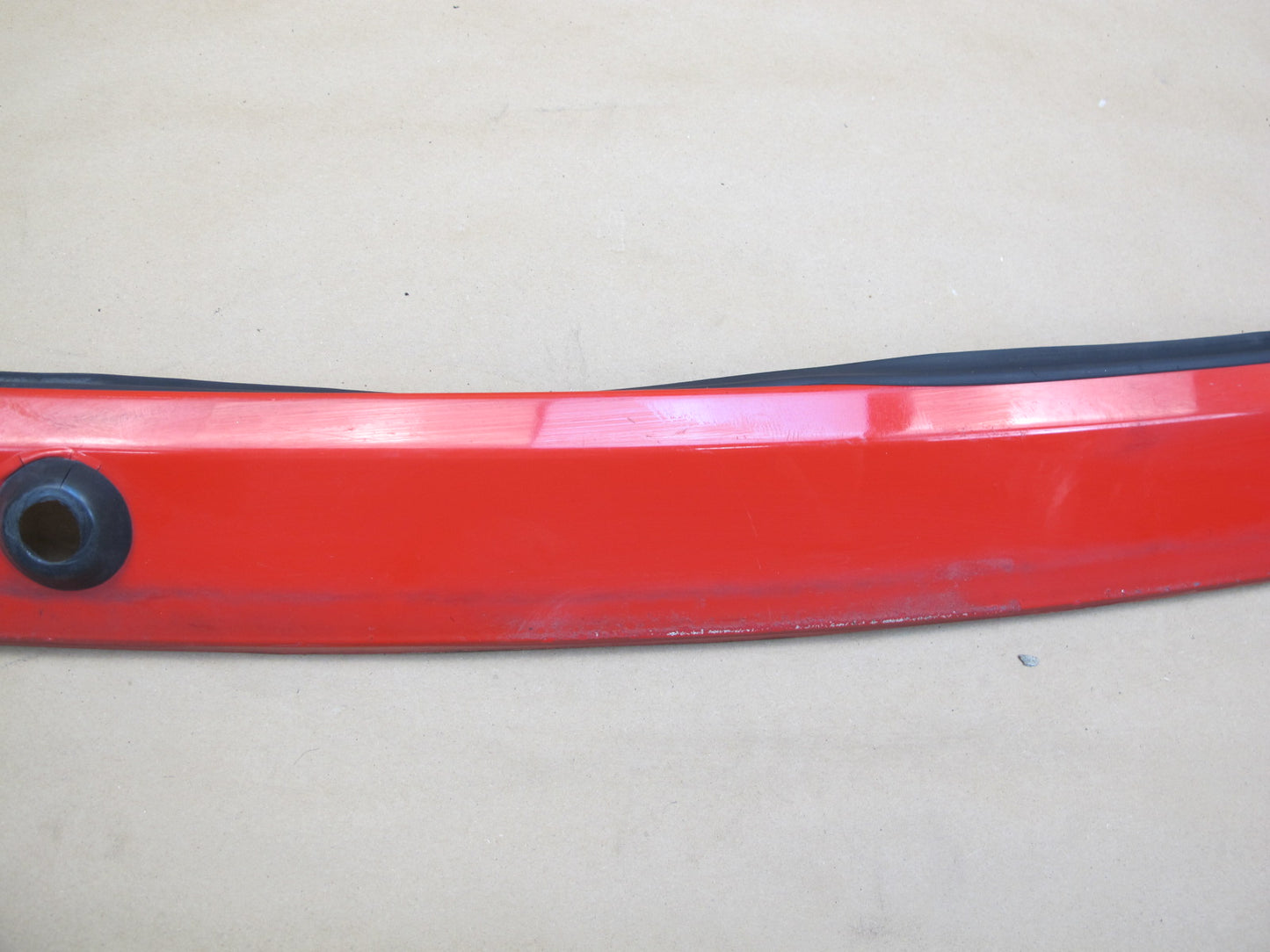 1987-1995 Porsche 928 S4 Front Windshield Lower Cowl Panel Cover RED