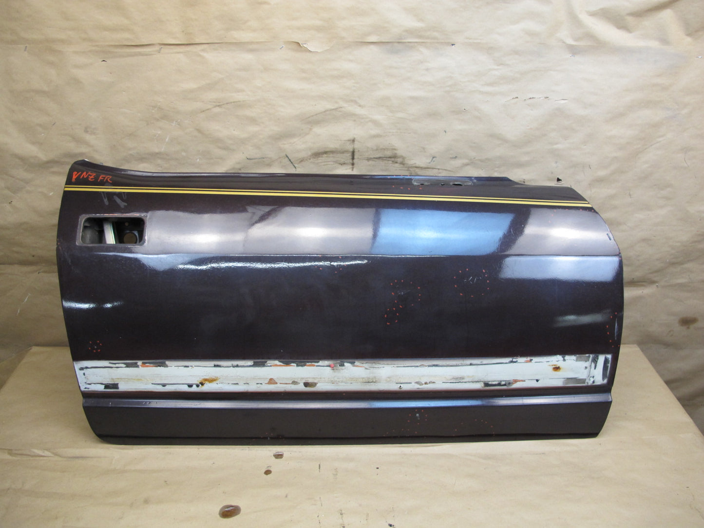 79-83 Datsun Nissan 280ZX S130 2+0 Right Passenger Door Shell Panel Brown OEM
