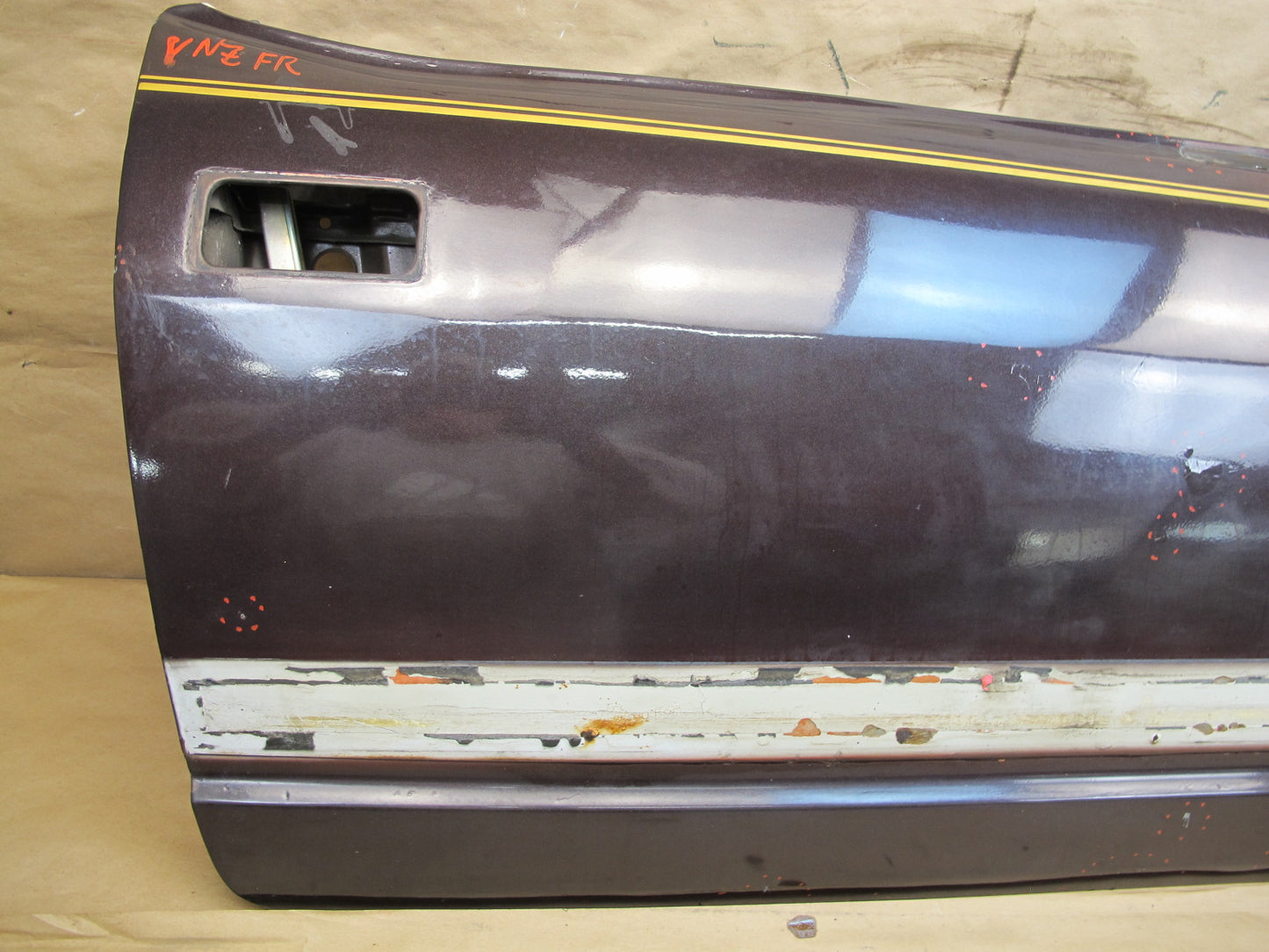 79-83 Datsun Nissan 280ZX S130 2+0 Right Passenger Door Shell Panel Brown OEM