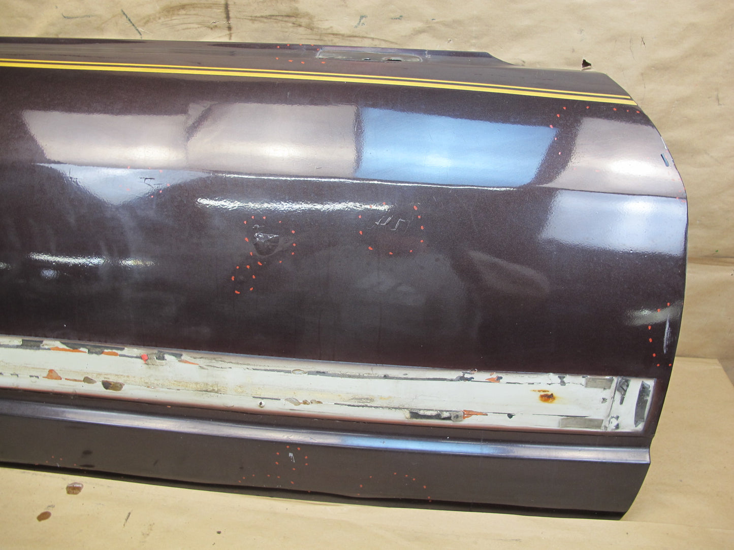 79-83 Datsun Nissan 280ZX S130 2+0 Right Passenger Door Shell Panel Brown OEM