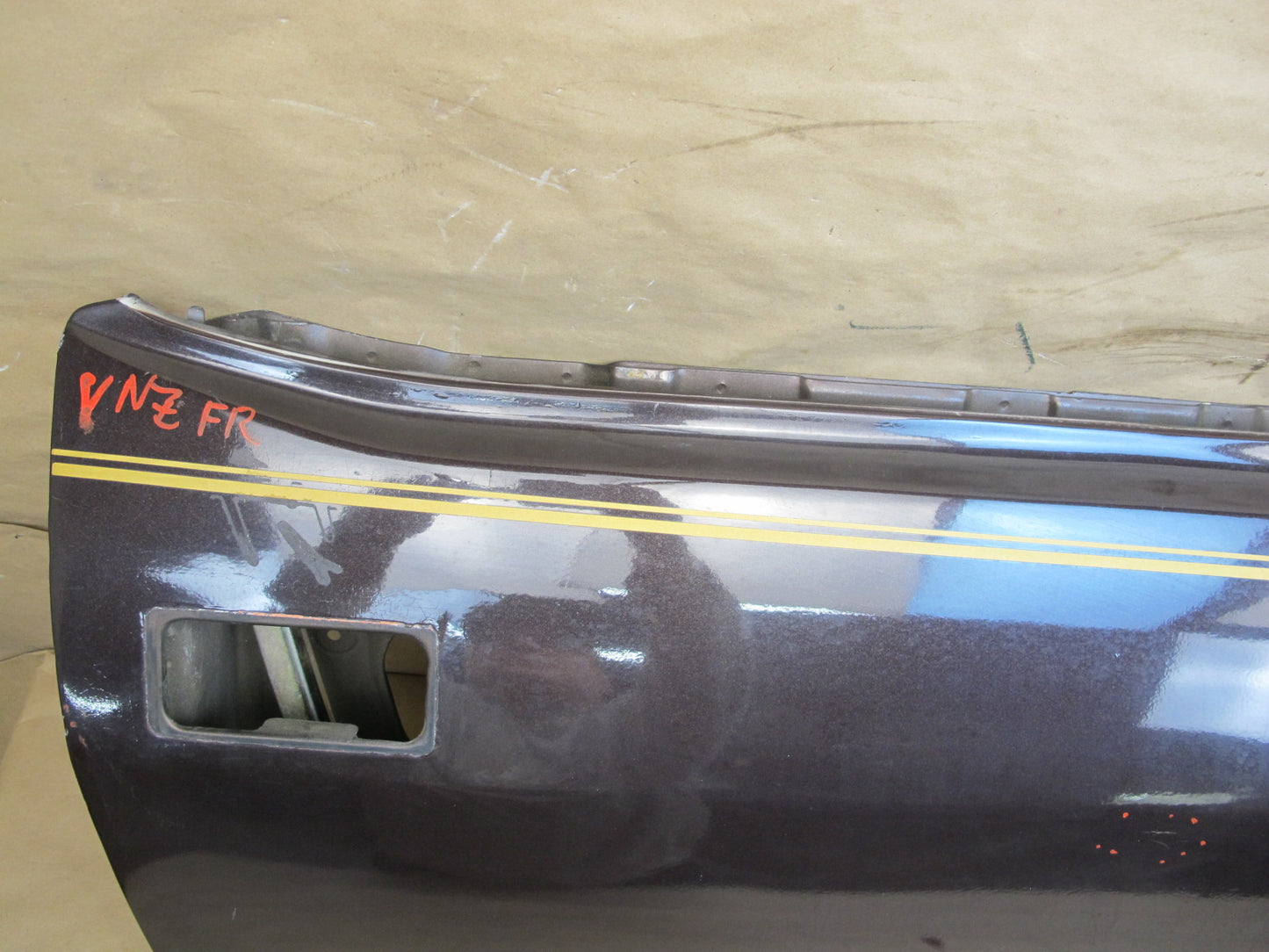 79-83 Datsun Nissan 280ZX S130 2+0 Right Passenger Door Shell Panel Brown OEM
