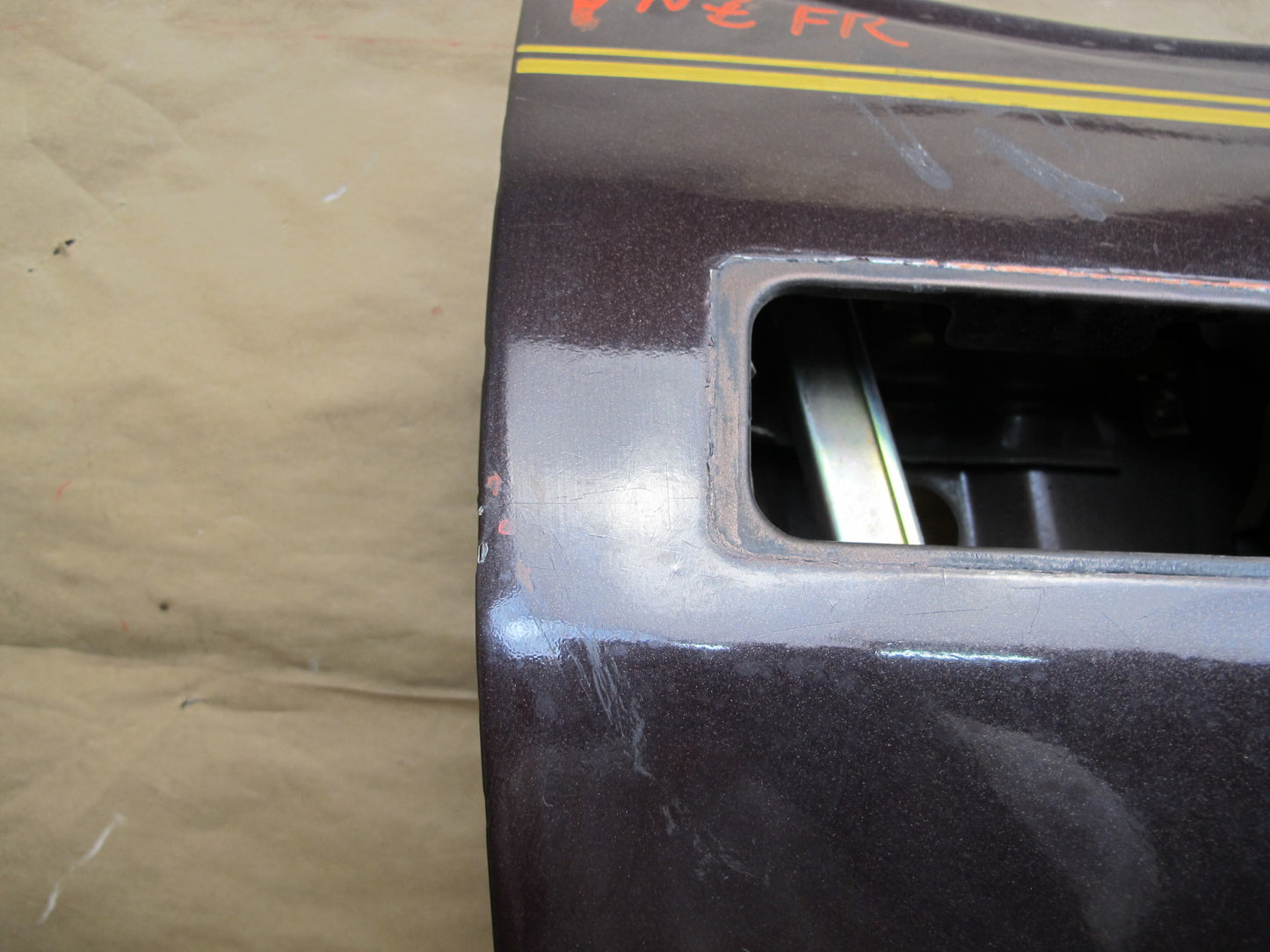 79-83 Datsun Nissan 280ZX S130 2+0 Right Passenger Door Shell Panel Brown OEM