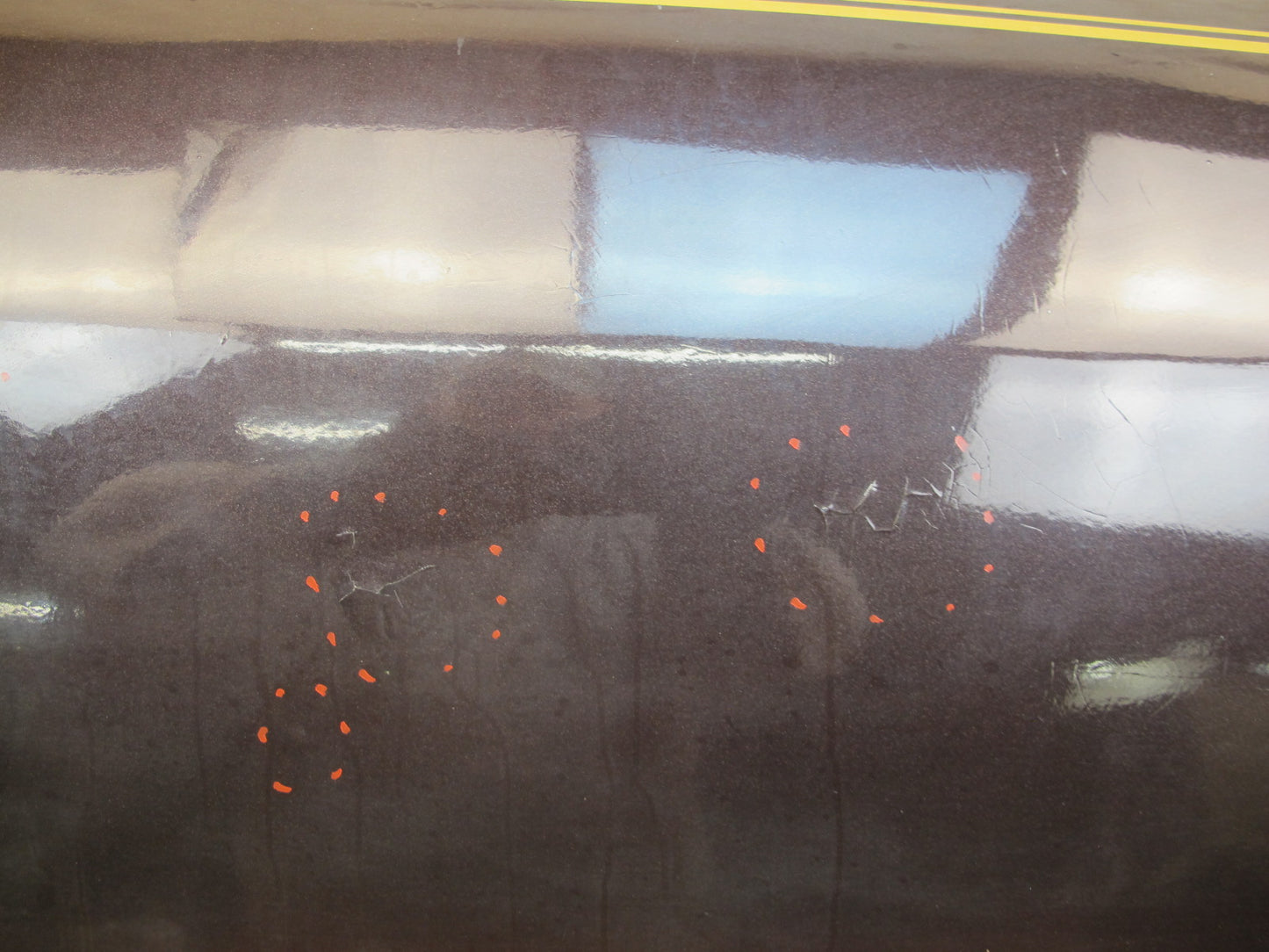 79-83 Datsun Nissan 280ZX S130 2+0 Right Passenger Door Shell Panel Brown OEM