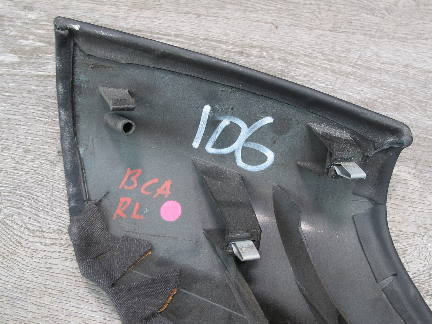 2006-2012 Bentley Flying Spur Rear Right & Left Side C Pillar Trim Panel Set
